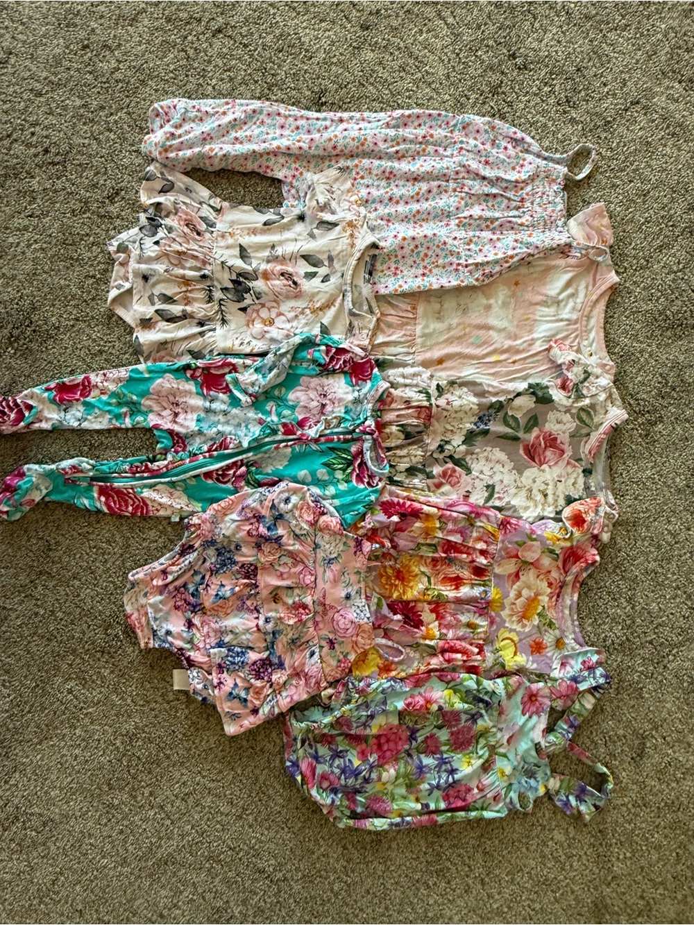 Posh Peanut Floral Baby Clothing